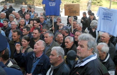 “Doživotni” protest niških radnika zbog zaostalih plata