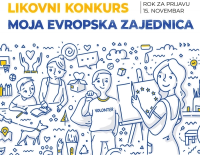 Otvoren likovni konkurs za kalendar EU PRO programa „Moja evropska zajednica“
